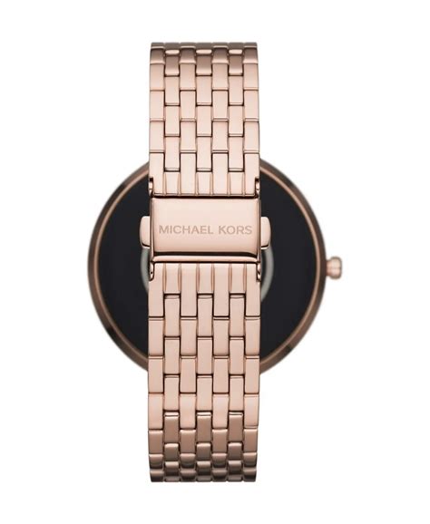 michael kors damen touchscreen smartwatch darci gen 5e mkt5128|Gen 5E Darci Pavé Rose Gold.